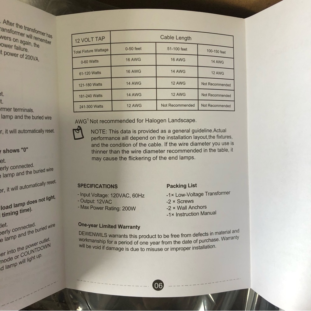 200w Low Voltage Transformer